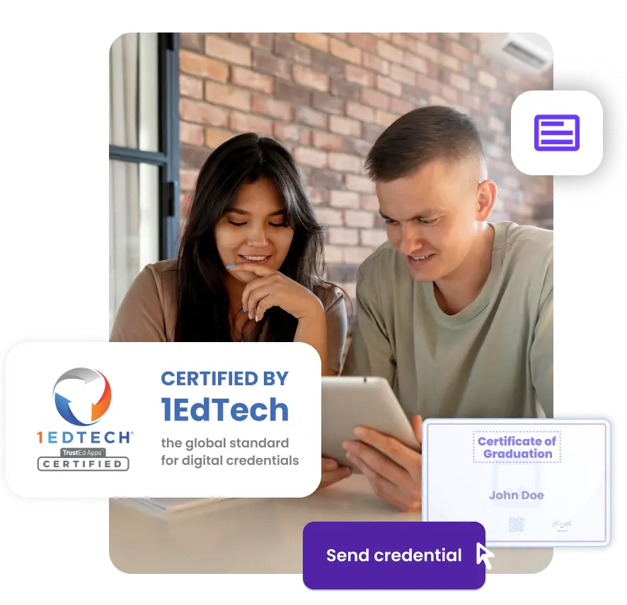 Verifiable digital credentials on the blockchain